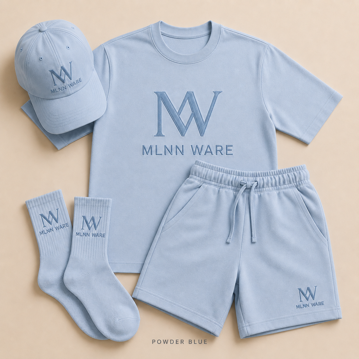 Powder Blue Tonal Set