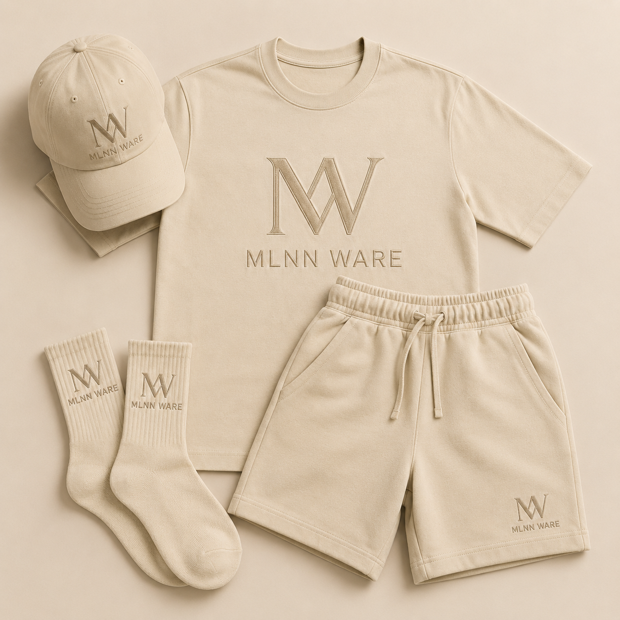 Cream Tonal Set